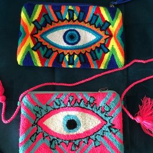 Evileye clutch Handwoven by Wayu tribe ofColombia
